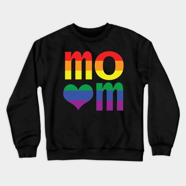 Mom Pride Crewneck Sweatshirt by ellenhenryart